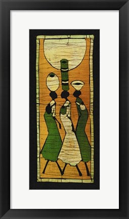 Framed Art Batik I by Setsinala | 19 3/4 x 9