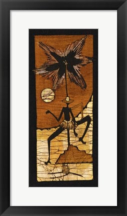 Framed Art Batik II by Setsinala | 19 3/4 x 9