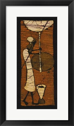 Framed Art Batik VI by Setsinala | 19 3/4 x 9