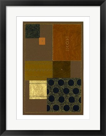 Framed Art Abstract in Brown I by Lucie Chis | 19 3/4 x 15 3/4