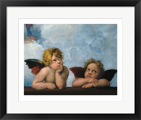 Framed Art Little Angels by Raphael - Raffaello Santi | 15 3/4 x 19 3/4