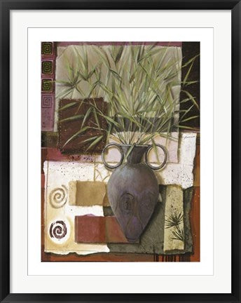 Framed Art Spray of Grasses by Emilie Gerard | 31 1/2 x 23 1/2