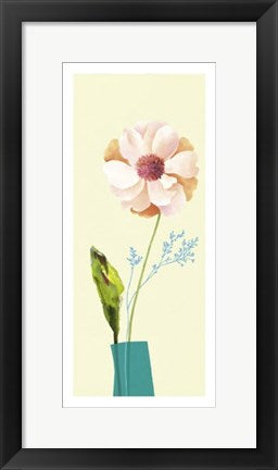 Framed Art Fleur III by Catherine Denolly | 19 3/4 x 9