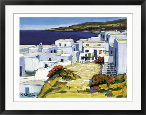 Framed Art Linges au Soleil by Jean-Claude Quilici | 23 1/2 x 31 1/2