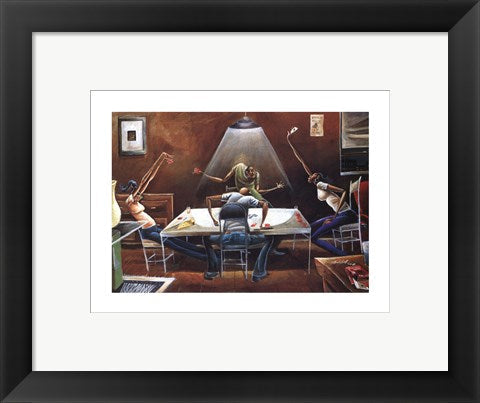 Framed Art Spades (mini) by Frank Morrison | 9 x 12
