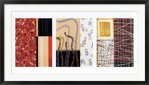 Framed Art Patterns by Veronica Estevan | 19 3/4 x 39 1/2
