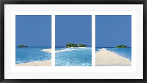 Framed Art Islands in the Sun by Werner Eick | 19 3/4 x 39 1/2