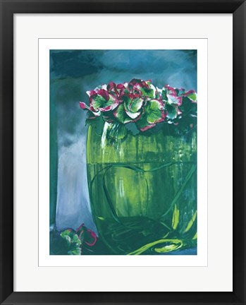 Framed Art The Green Vase by Jenny Dreifuss | 19 3/4 x 15 3/4