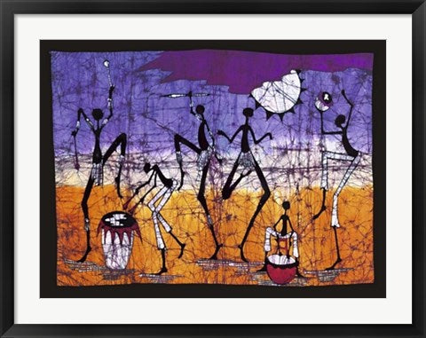 Framed Art Gathering in the Kalahari I by Okavango | 23 1/2 x 31 1/2