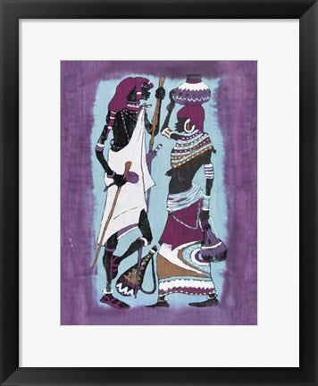 Framed Art Lobatse I by Setsinala | 15 ¾ x 11 ¾