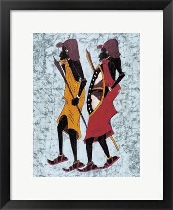Framed Art Lobatse III by Setsinala | 15 ¾ x 11 ¾