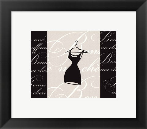 Framed Art La Robe Noire 8 x 10