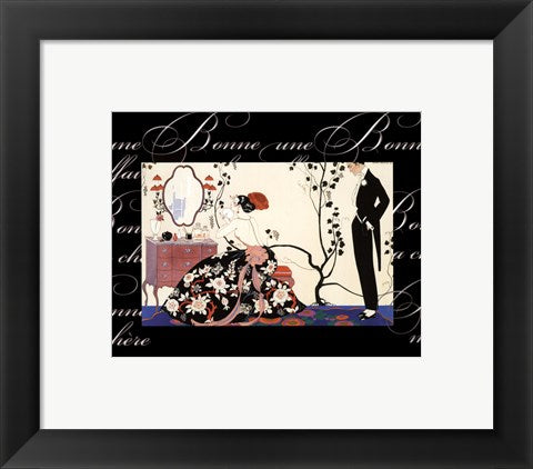 Framed Art Souffle de Poudre 8 x 10
