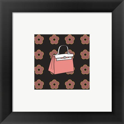 Framed Art Purse in Soft Rose 6 x 6