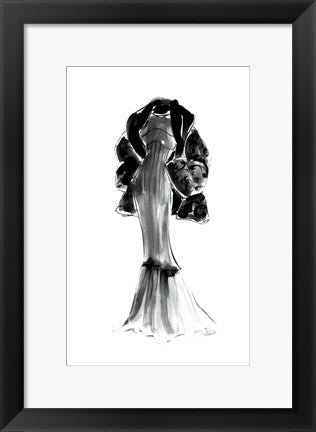 Framed Art Evening Coat by Tina Amico | 16 x 10