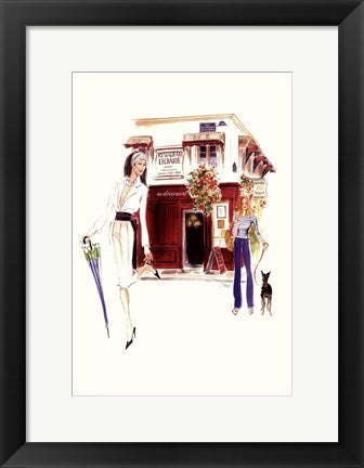 Framed Art Restaurant Lechaude by Tina Amico | 16 x 11
