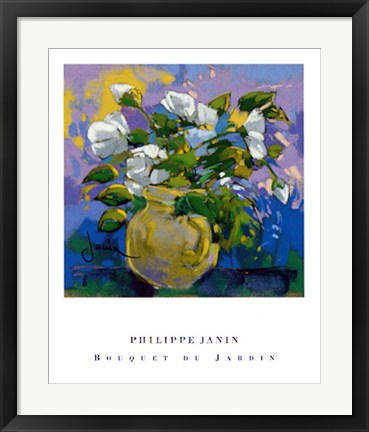 Framed Art Bouquet de Jardin by Philippe Janin | 23 1/2 x 19 5/8