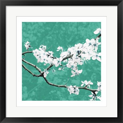 Framed Art Blossom in Green by Gail McKenzie | 19 3/4 x 19 3/4