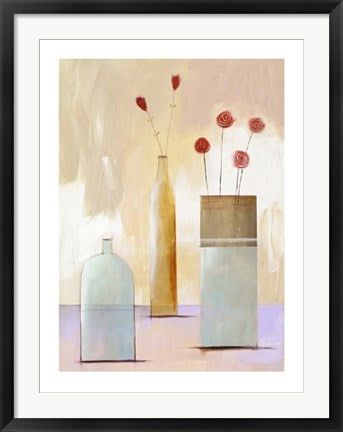 Framed Art Still Life on Blue Table by Nicola Evans | 31 1/2 x 23 1/2
