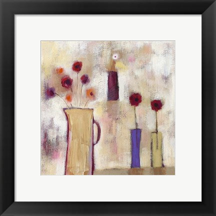 Framed Art Floral Arrangement II by Sharon Williams | 11 3/4 x 11 3/4