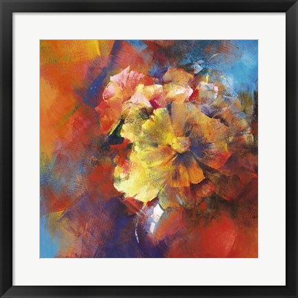 Framed Art Floral Glory by Astrid DeVere | 19 3/4 x 19 3/4