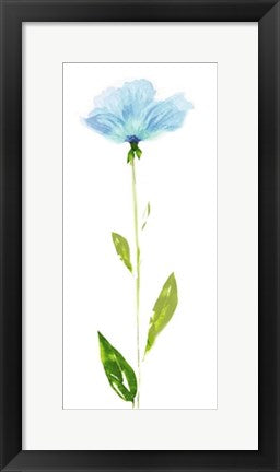 Framed Art Shades of Blue by Robin | 19 3/4 x 9