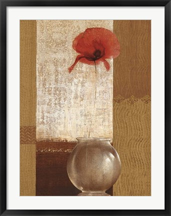Framed Art Ambient Poppy by Mira Latour | 31 1/2 x 23 1/2