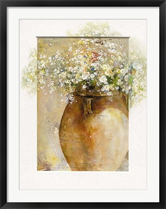 Framed Art Flowers in a Pot I by Willem Haenraets | 31 1/2 x 23 1/2