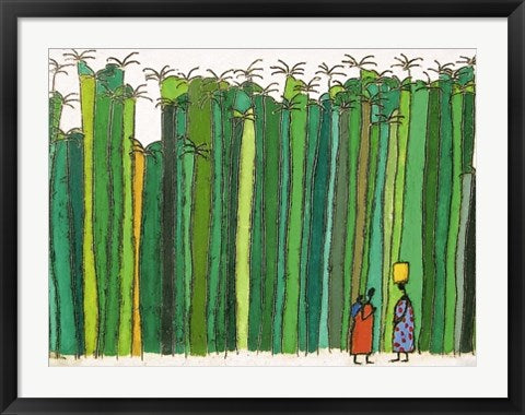 Framed Art 39 Palm Trees by Alvar Farre | 23 1/2 x 31 1/2
