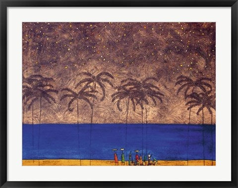 Framed Art By the Beach by Alvar Farre | 23 1/2 x 31 1/2