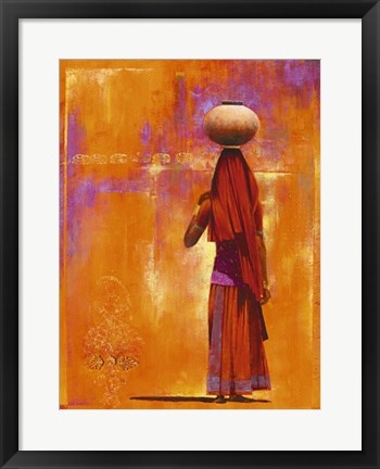 Framed Art Kovalam by Ravi Varghese | 19 3/4 x 15 3/4