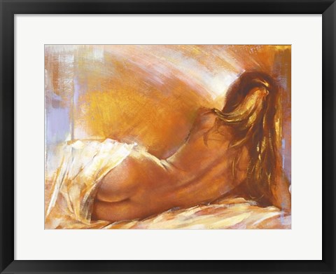 Framed Art Odalisque I by Alain Dumas | 15 3/4 x 19 3/4