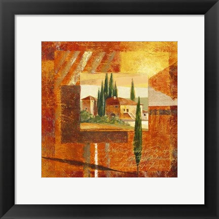 Framed Art Toscana III by Carlo Colombo | 11 3/4 x 11 3/4