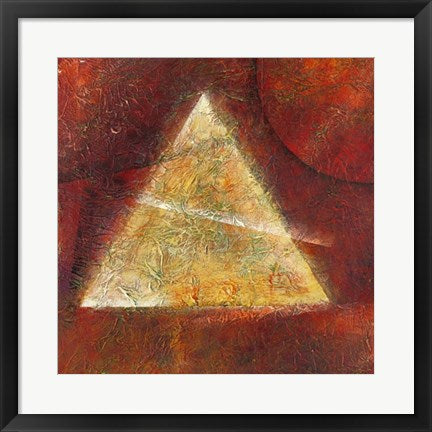 Framed Art Tao Triangle by Nerissa Harvey | 19 3/4 x 19 3/4