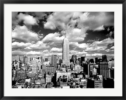 Framed Art Sky Over Manhattan by Henri Silberman | 23 1/2 x 31 1/2