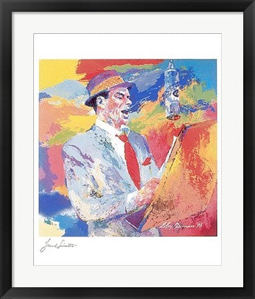 Framed Art Frank Sinatra by LeRoy Neiman | 24 x 20