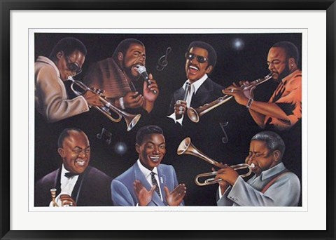Framed Art The Greatest of All - Rhythm & Jazz by Jerome Brown