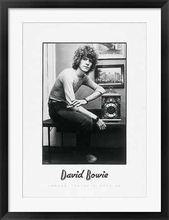 Framed Art David Bowie 27 1/2 x 19 3/4