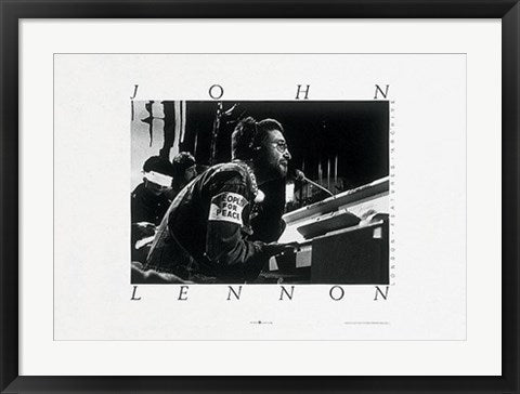 Framed Art John Lennon 19 3/4 x 27 1/2