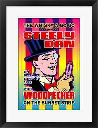 Framed Art Steely Dan, 1972: Whisky-A-Go-Go, Los Angeles by Dennis Loren