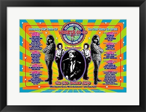 Framed Art Whisky-A-Go-Go 35th Anniversary 1999, Nancy Sinatra by Dennis Loren
