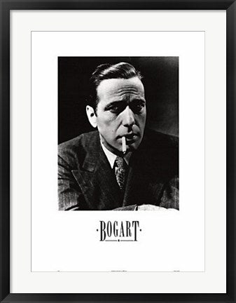 Framed Art Humphrey Bogart 27 1/2 x 19 3/4