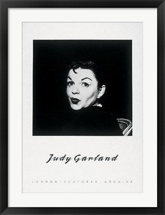 Framed Art Judy Garland 27 1/2 x 19 3/4