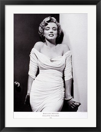 Framed Art Marilyn Monroe by Philippe Halsman | 28 x 20