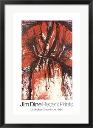 Framed Art A Robe in Los Angeles by Jim Dine | 30 x 19 1/4