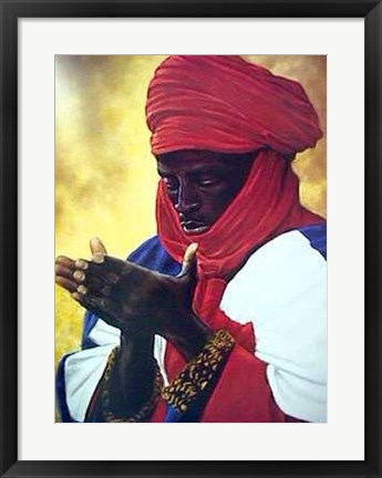 Framed Art Silent Pray by Obao | 24 x 18 1/8