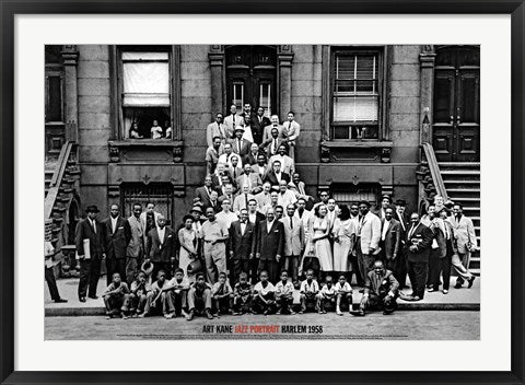 Framed Art A Great Day in Harlem by Art Kane | 24 x 35