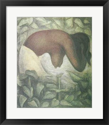 Framed Art La Batista de Tehuantepec, 1923 by Diego Rivera | 22 x 15 5/8 Art P...