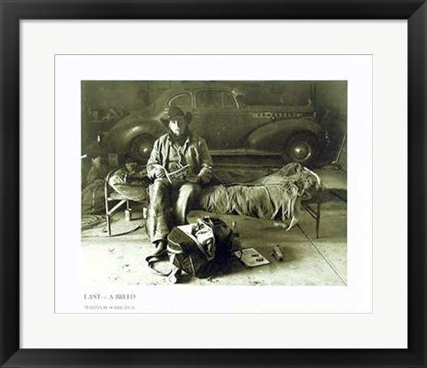 Framed Art Dave, 7am - Ranch 10/81 (Last of a Breed) by Martin H.M. Schreiber