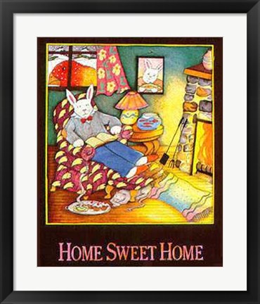 Framed Art Home Sweet Home by Nancy Carlson | 24 x 18